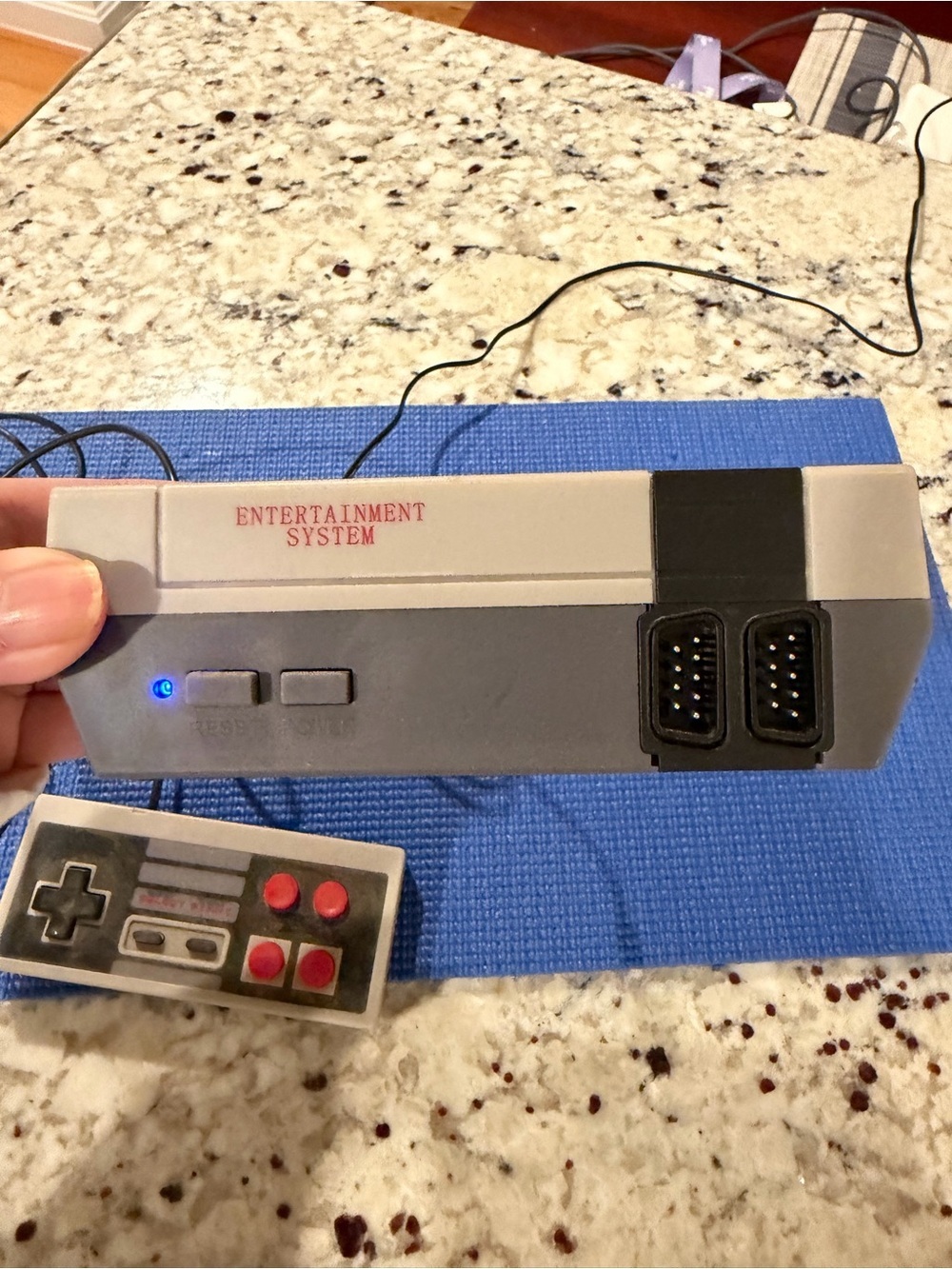 Nintendo NES Classic Console System w 2 Controllers OEM Tested Powers On Vintage